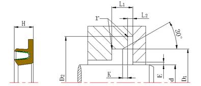 油封 密封件 結構圖