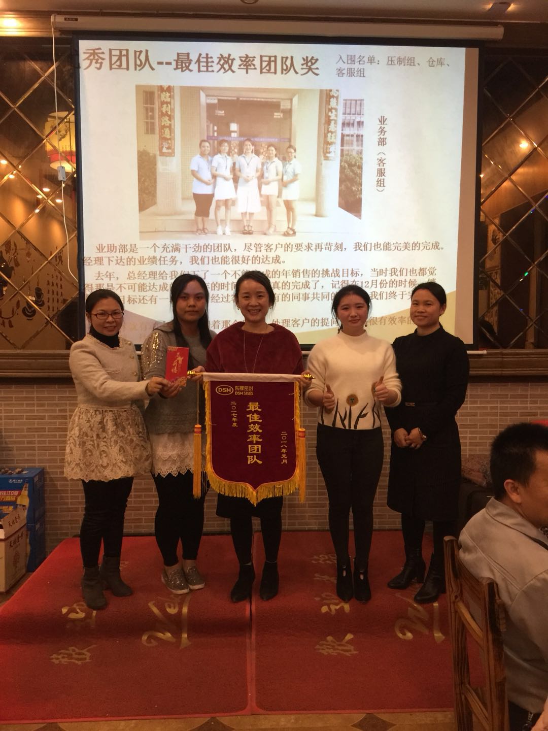 東晟人效率團(tuán)隊(duì)獎(jiǎng)