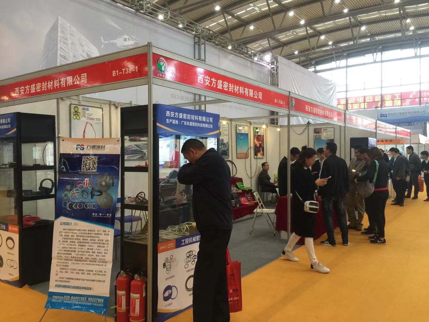 東晟密封件公司：中國（西安）國際密封工業(yè)技術展覽會現(xiàn)場