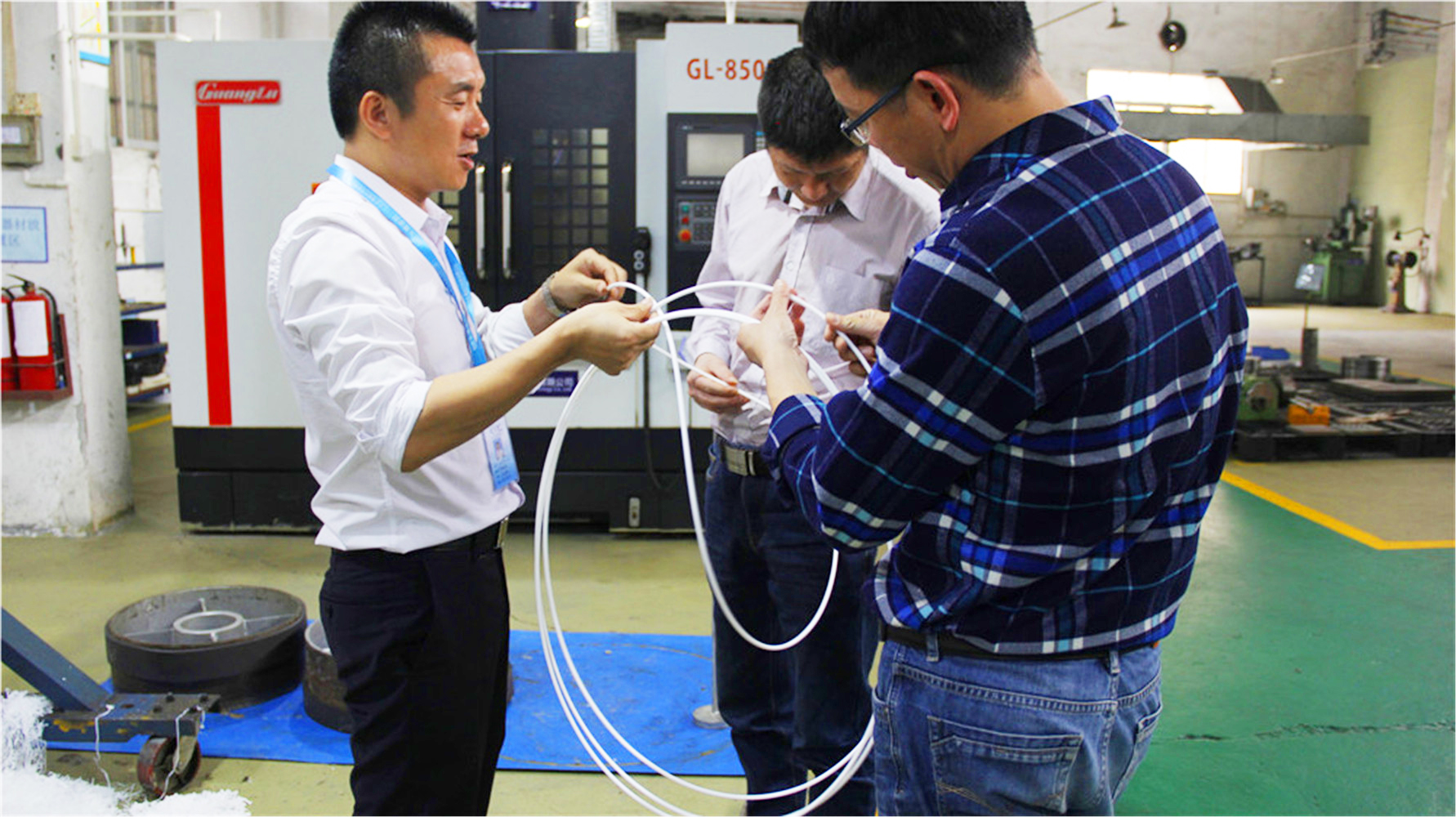 東晟密封件公司的密封件生產(chǎn)車(chē)間