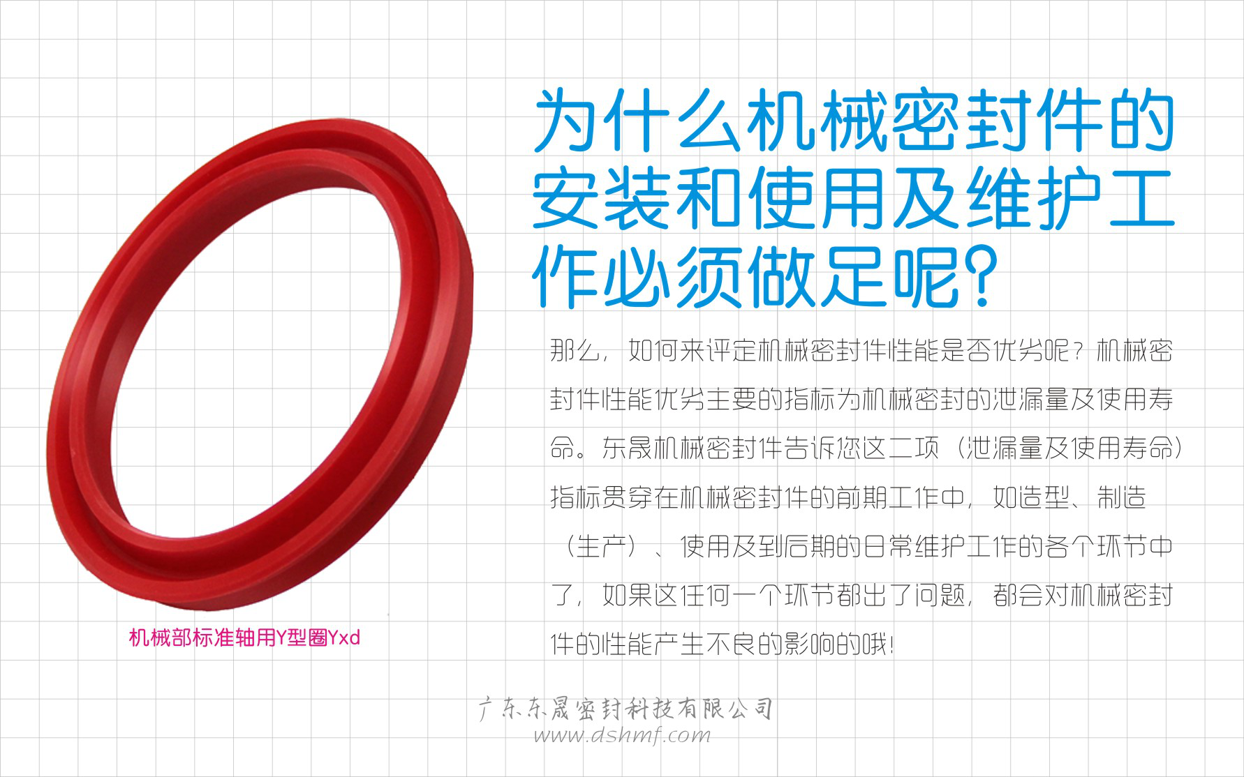 我們不經(jīng)就要問了，為什么機(jī)械密封圈的安裝、使用及維護(hù)工作必須要做到100%的呢？