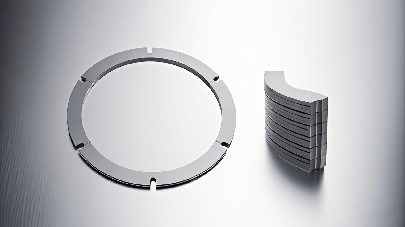 石墨六片密封圈（又叫六片密封圈）是由六片半圓的聚四氟乙烯橡膠制品（PTFE，四氟）+石墨組合而成的密封圈。2 副本