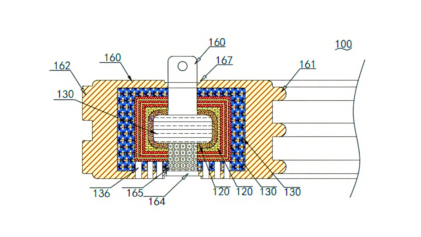 專(zhuān)利產(chǎn)品案例 ? 一種具有導(dǎo)電效果的密封件結(jié)構(gòu)圖