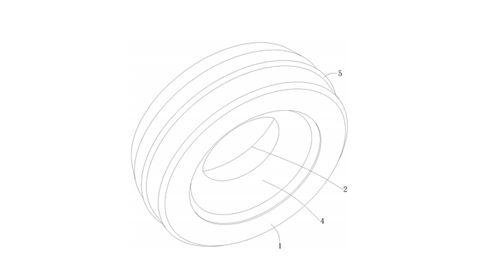 一種耐壓油封件-圖2新型的耐壓油封件另一視角的立體圖