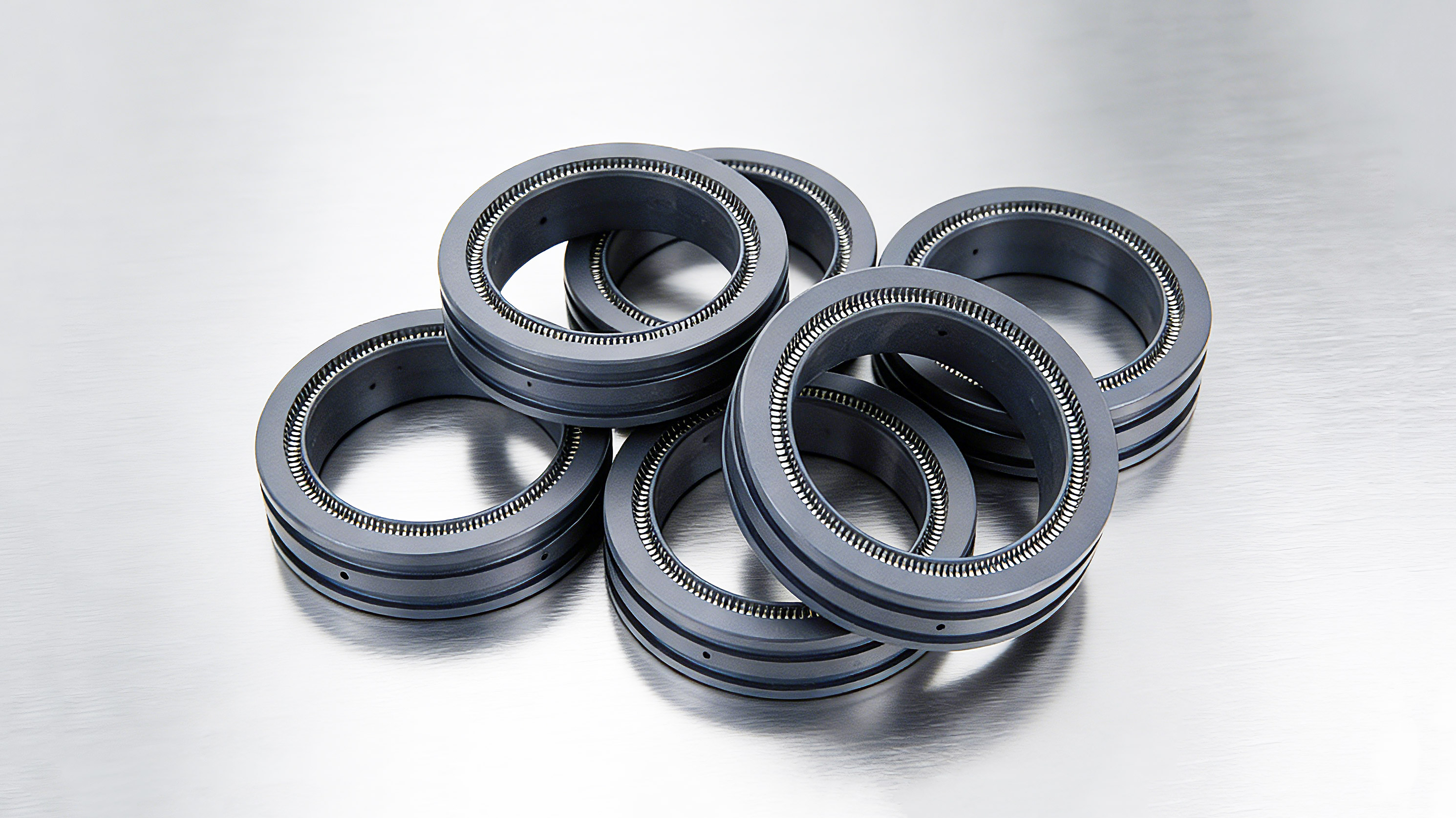 四氟雙向彈簧泛塞封2000