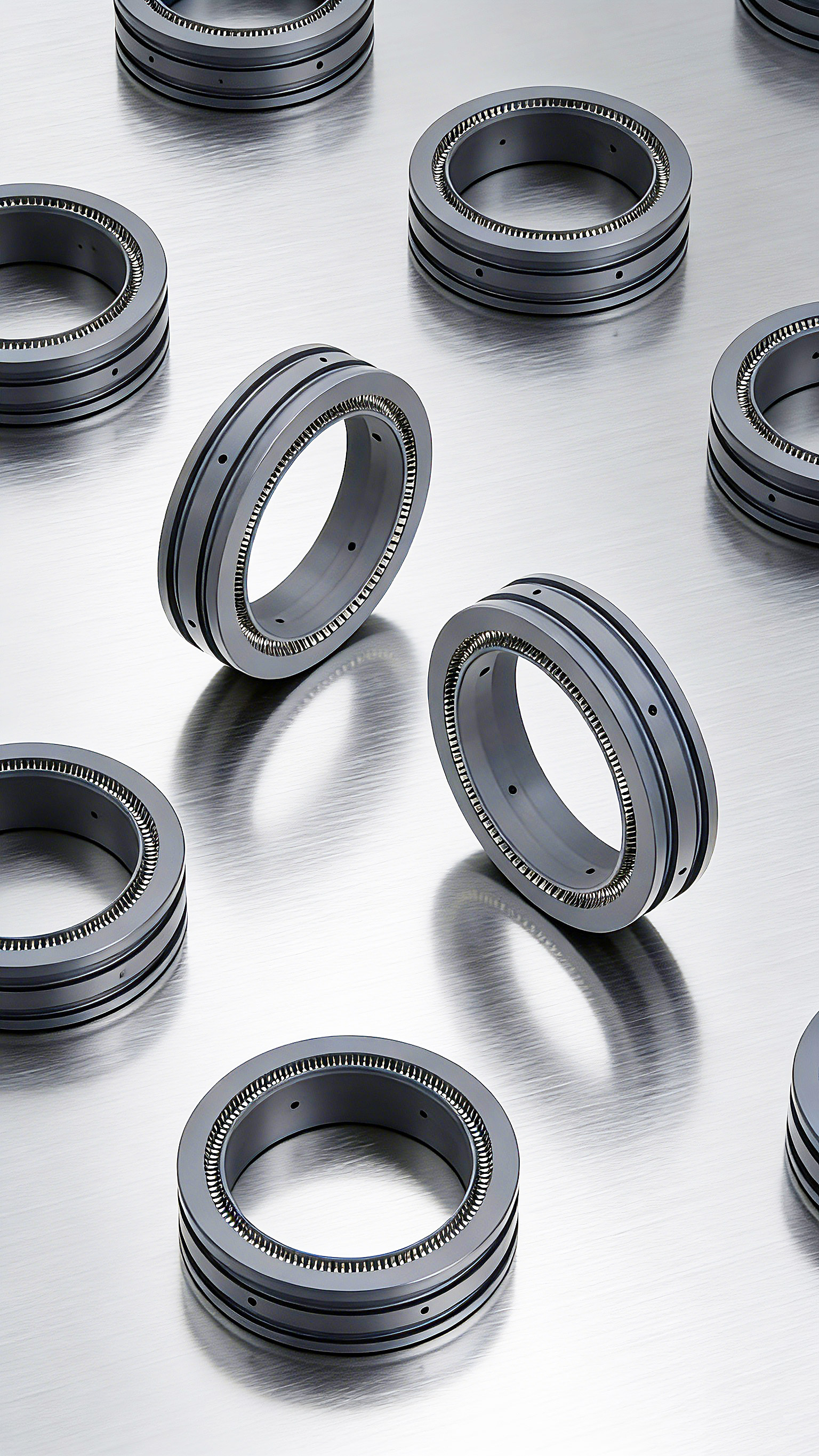 四氟雙向彈簧泛塞封2000