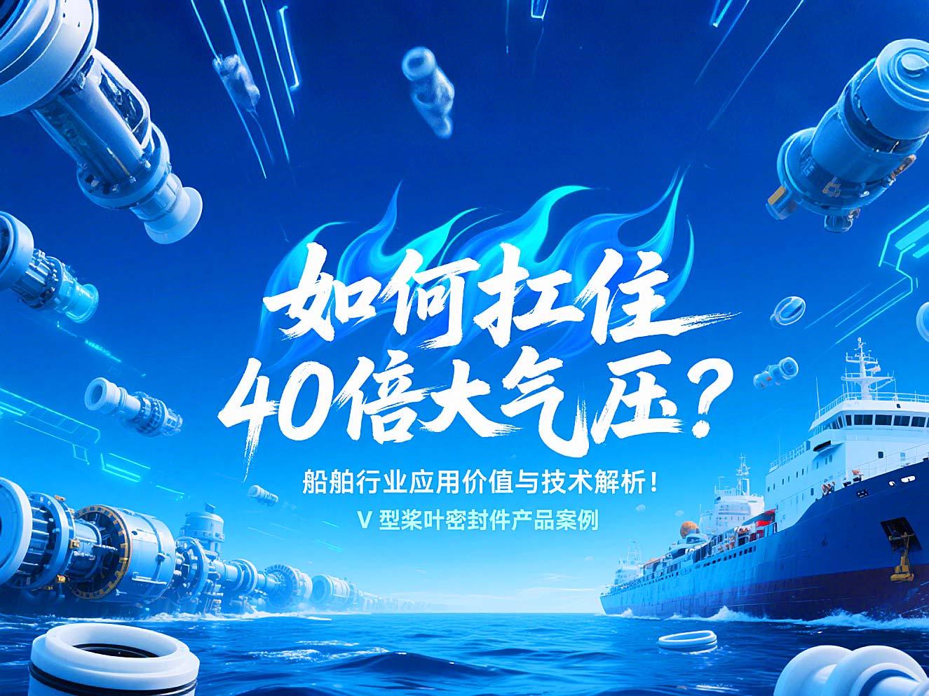 V型槳葉密封件 ?  如何扛住40倍大氣壓：船舶行業(yè)應(yīng)用價(jià)值與技術(shù)解析！