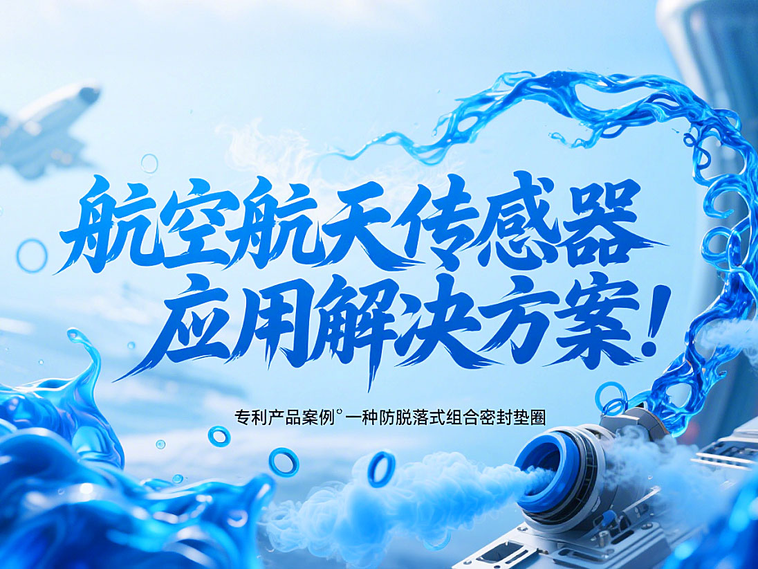 專利產(chǎn)品案例?一種防脫落式組合密封墊圈：航空航天傳感器應(yīng)用解決方案！