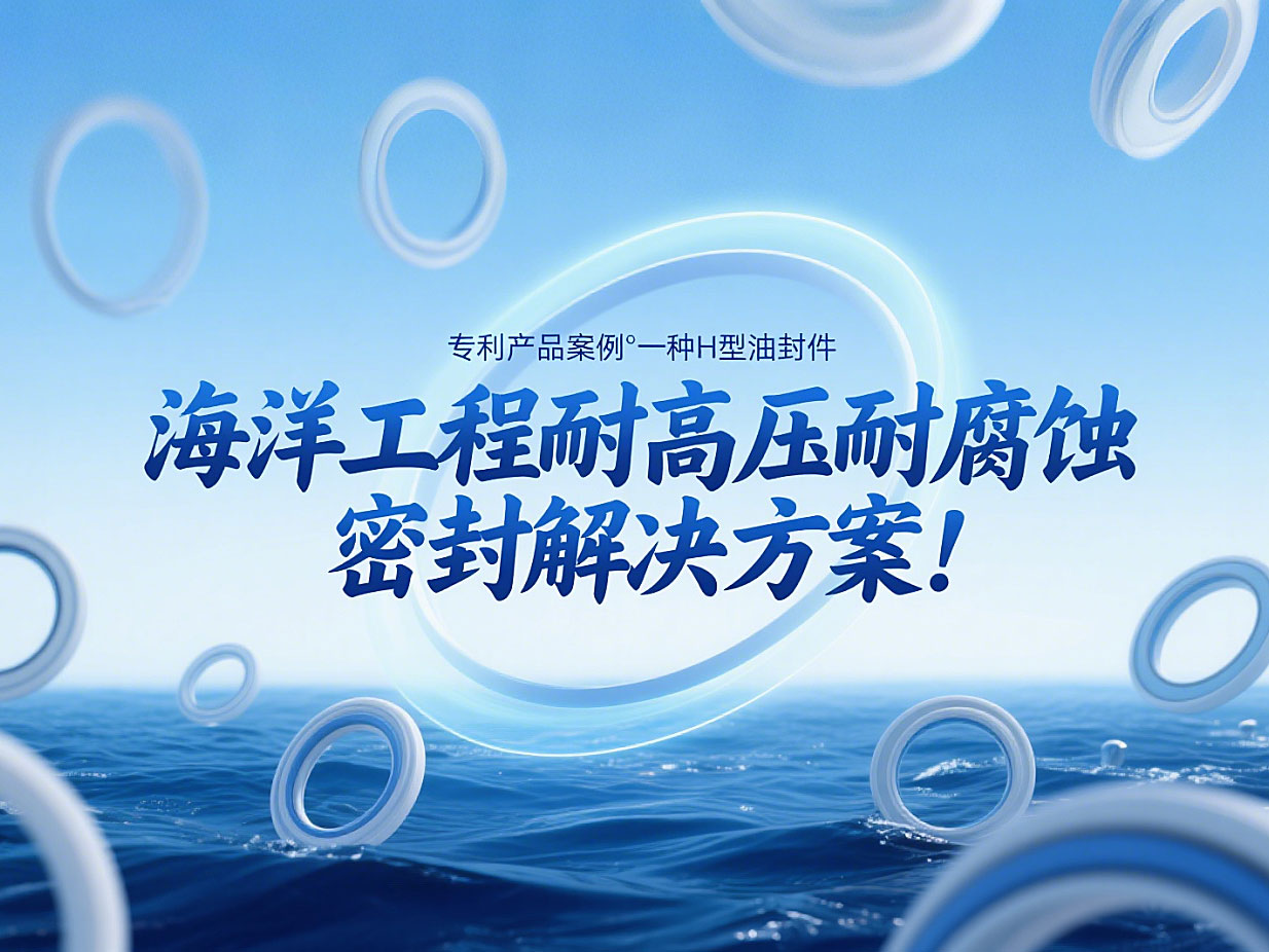 專利產(chǎn)品案例 ? 一種H型油封件：海洋工程耐高壓耐腐蝕的密封解決方案！