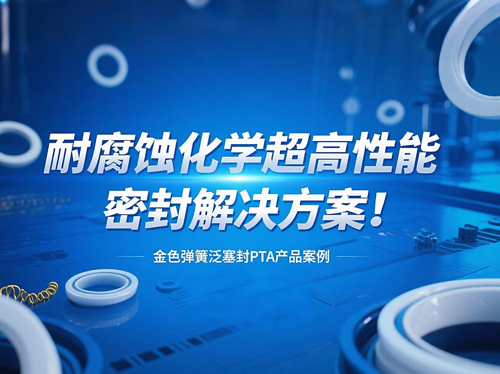 金色彈簧泛塞封PTA產(chǎn)品案例 ? 耐腐蝕化學(xué)超高性能密封解決方案！?