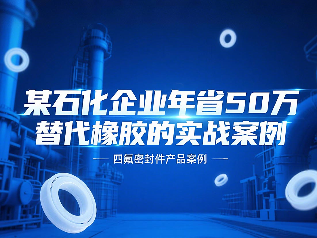 某石化企業(yè)年省50萬(wàn)：四氟密封件替代橡膠的實(shí)戰(zhàn)案例！