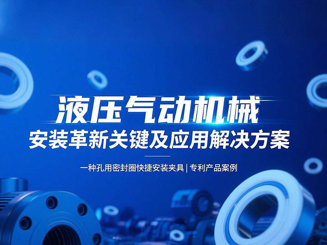 專利產(chǎn)品案例 ? 一種孔用密封圈快捷安裝夾具：液壓氣動機(jī)械的革新安裝工藝關(guān)鍵及應(yīng)用解決方案！