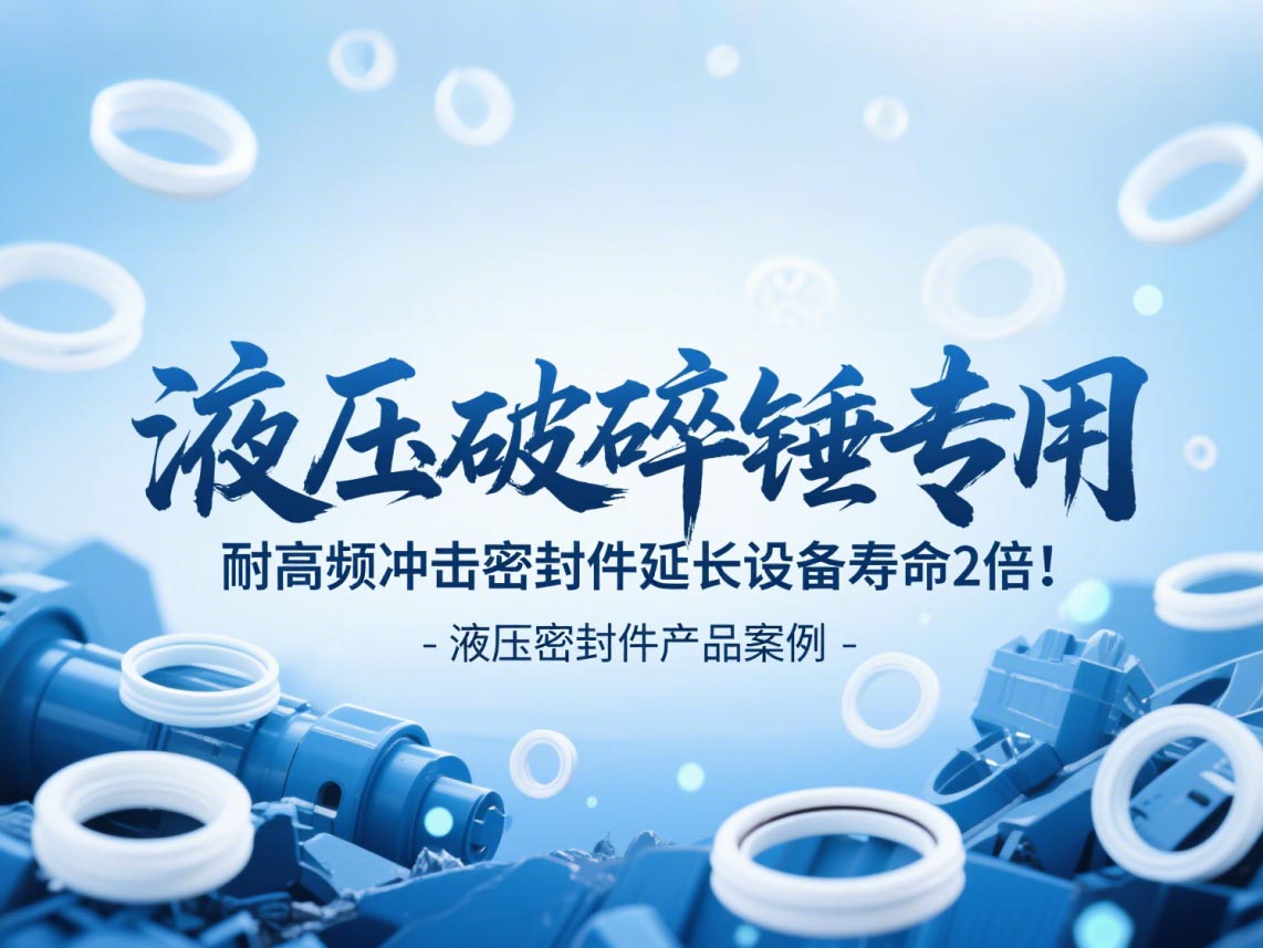 液壓破碎錘專用！耐高頻沖擊密封件延長設(shè)備壽命2倍！