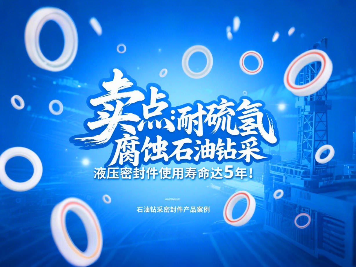 賣點(diǎn)?：耐硫化氫腐蝕！石油鉆采液壓密封件使用壽命達(dá)5年！