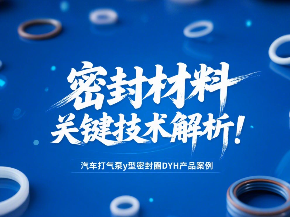 汽車打氣泵y型密封圈DYH產(chǎn)品案例 ? 密封材料改性關(guān)鍵技術(shù)解析！